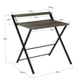 thumbnail image 3 of Escritorio de Estudio Mesa de Laptop Marron FurnitureR moderno, 3 of 8