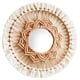 thumbnail image 1 of Espejo colgante de pared Sunnimix bohemio con flecos de Macramé decorativo Blanco, 1 of 7