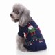 thumbnail image 1 of Suéteres navideños para mascotas para gatos y perros, camisas cálidas de punto acanalado para otoño e invierno, ropa suave para mascotas, trajes para cachorros pequeños, Rojo L, 1 of 4