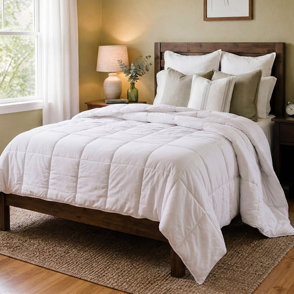 Edredón Nooz Duvet Essential Microfibra Verano Individual blanco