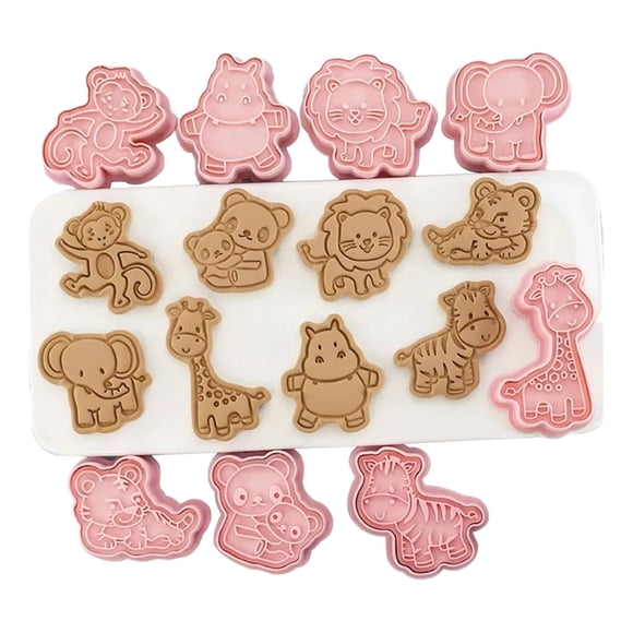 Pack De 8 Moldes Figuras Infantiles,para Hornear Galletas