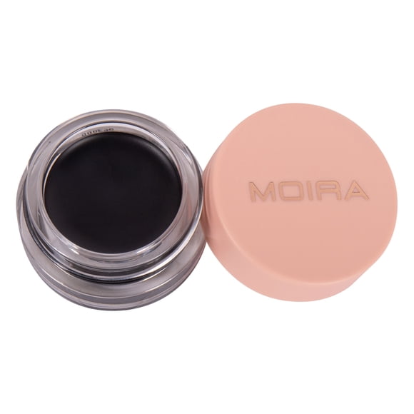 Sombra + Primer Moira Cosmetics En Crema 2 En 1 Tono 08, Black