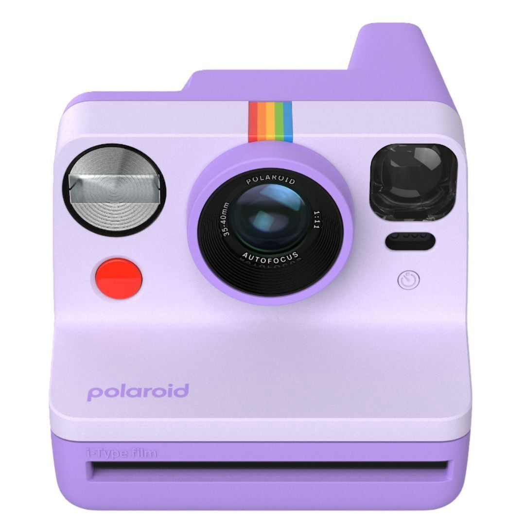 Polaroid Cámara Instant Tipo I Ahora Generación 2 con Diseño Analógico, Enfoque Automático, Temporizador Automático y Doble Exposición (Púrpura)