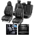 thumbnail image 1 of Juego completo de fundas para asientos de coche VEVOR, de piel sintética, universales, 13 unidades, 1 of 9