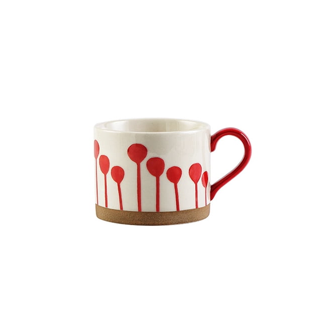 Billuyoard Taza de agua de cerámica a la moda, taza de café con leche, tazas de té para beber, botella de cumpleaños para el hogar, interior, oficina, Teteras Tipo 1 Billuyoard HA081207-01