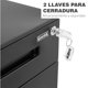 thumbnail image 4 of Archivero Metálico Guardex 3 Gavetas AM04N Con Ruedas De Apoyo Negro, 4 of 6