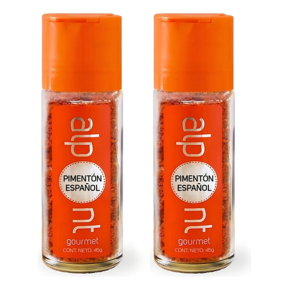 ALPONT GOURMET, Pimentón Español, Paprika, 45 Gramos, 2 Piezas