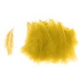 thumbnail image 1 of Juego de 100 plumas artificiales para manualidades y adornos de scrapbooking. Amarillo, 1 of 7