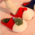 thumbnail image 4 of RKSTN christmas deals Women Christmas Tree Slipper Concise Office Stylish Winter Santa Claus Slippers For Girls Women, 4 of 6