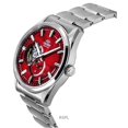 thumbnail image 3 of Orient Classic Contemporary Stainless Steel Red Open Heart Dial Automatic RA-AR0010R Men's Watch, 3 of 4