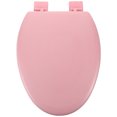 thumbnail image 1 of KALLORY Asiento De Inodoro Acolchado Rosa Con Espuma Silenciosa Y Lento Para En Casa, 1 of 8