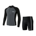 thumbnail image 4 of Traje de neopreno para hombre, traje de buceo, parte superior e inferior para kayak, piragüismo y deportes acuáticos. XXXL, 4 of 9