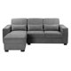 thumbnail image 1 of Sofá Love Chaise Izquierdo en L Eros 3 Plazas Gris Oscuro para Sala, 1 of 8