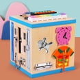 thumbnail image 4 of Tablero sensorial de actividad Habilidad fina Piezas de juegos Montessori Habilidad práctica, juguetes educativos para edades tempranas Tablero Estilo A, 4 of 8