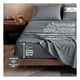 thumbnail image 3 of Set Edredón King Size + Funda De Almohada + Sábanas 7 Pzas Real Textil Nego - Gris, 3 of 8