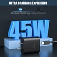 thumbnail image 4 of Adaptador de Enchufe Charger USB Tipo C de Pared de Carga Súper Rápida de 45W Cable de 10 Pies para Samsung Galaxy S25 Ultra S24 S23 S22 + Ultra A56 5G, 4 of 8