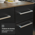 thumbnail image 3 of Mueble de Cocina Compacto Madesa 120cm Marrón/Negro, 3 of 11