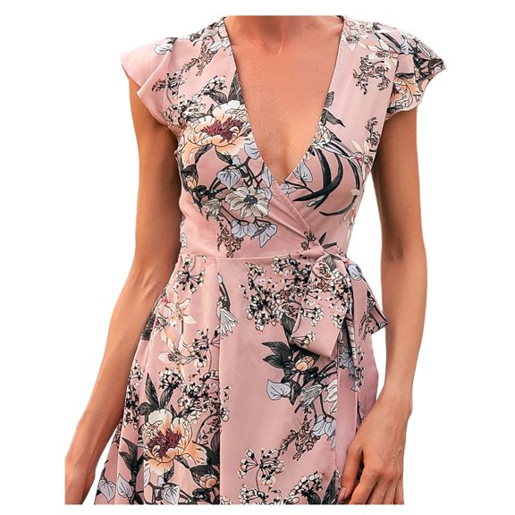 Maxi Vestido Dama Mujer Fiesta Ó Playa Sexi Elegante Cruzado Dara Baby  Vest077