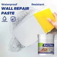 thumbnail image 1 of Pasta reparadora de paredes impermeable | Emulsión blanca de alto sellado | Rellena agujeros, desconchones, protuberancias y grafitis | Fórmula impermeable y antimoho de larga duración | Envase de, 1 of 9
