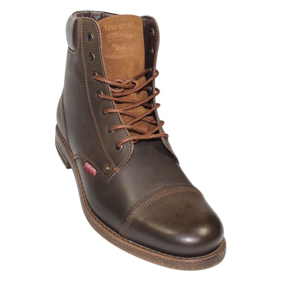 BOTA CASUAL LEVIS HOMBRE CAFE PIEL 220421