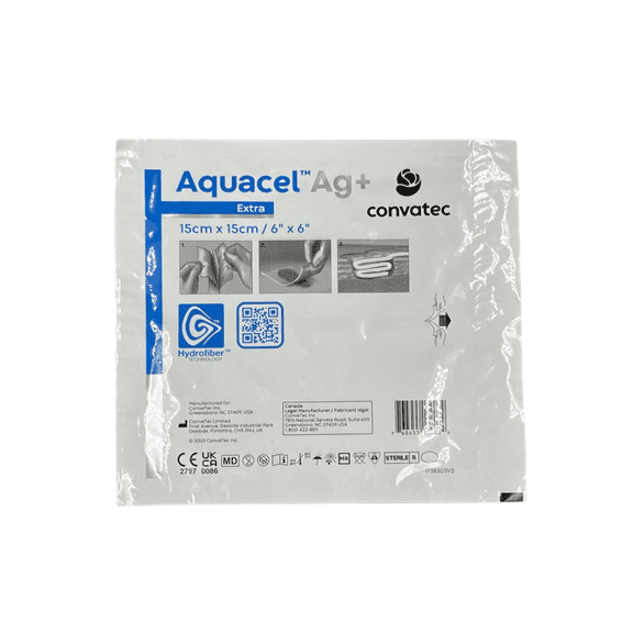 Apósito Aquacel Ag+ Extra 15 cm x 15 cm (1 pieza)