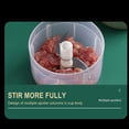 thumbnail image 4 of Mini Picador de Alimentos, Triturador de Ajo Eléctrico, Molinillo de Hierbas con 4 Cuchillas, Capacidad de 100ml para Verduras, Jengibre, Procesador Portátil Recargable por USB para Uso en la Cocina., 4 of 9
