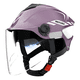 thumbnail image 1 of Casco Motocicleta Abierto 3/4 Visera Doble Hd Abatible Xtellar morado, 1 of 3