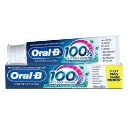 Pasta Dental Oral-B Protección 100% de tu Boca* Cuidada, 1 Unidad de 140 ml