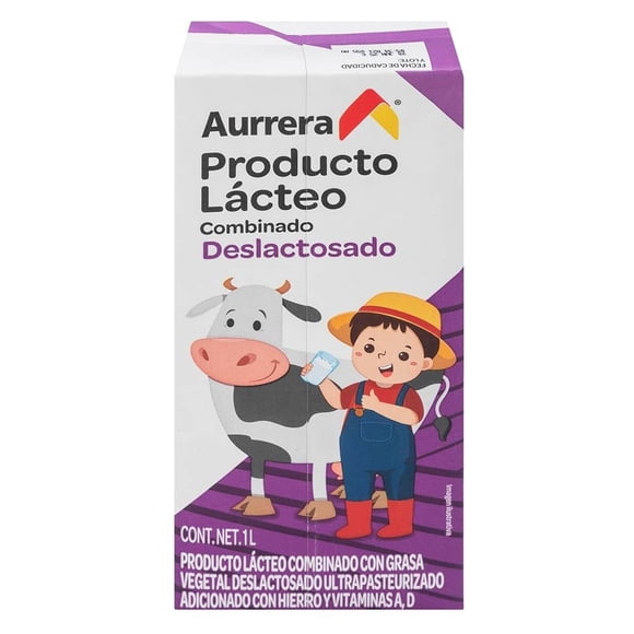 Producto lácteo combinado Aurrera deslactosado 1 l