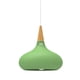 thumbnail image 1 of Lampara De Techo Colgante Macaron Retro Con Madera 20 Cm de Diámetro ilios innova  Verde, 1 of 9