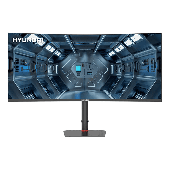 Monitor Gamer Curvo Hy 34” QHD 3440x1440 180Hz 1ms, 4000:1, 300 nits, FreeSync, 2 HDMI 2 DP, VESA, UltraWide para Gaming y Productividad