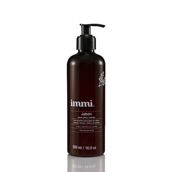 Jabón Liquido para Cara y Cuerpo 500 ml immi