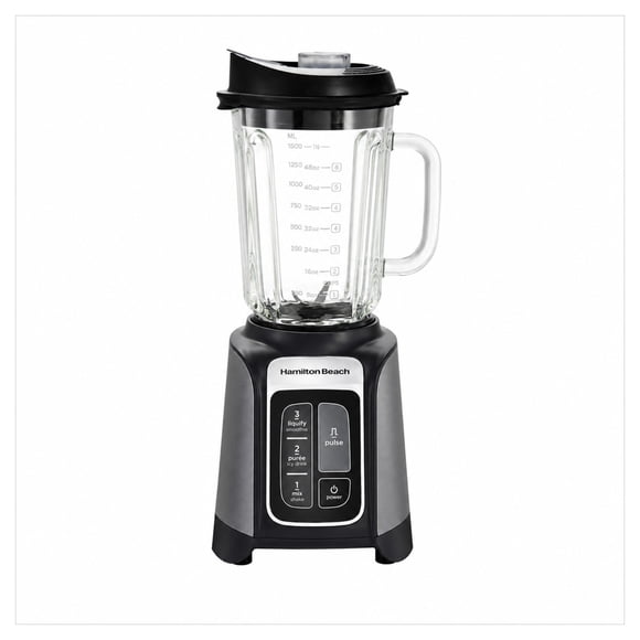 Licuadora Hamilton Beach 3 Velocidades 1.4 L 1680 Watts PowerMax 58600J Gris