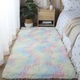 thumbnail image 1 of Alfombra Suave de Área, Alfombra Peluda de Felpa, Tapete para Piso, con Fondo Antideslizante, Tejidos de Poliéster, con Ante Súper Suave, Fácil de Limpiar para Sala, Dormitorio, Comedor, 60cm x 90cm, 1 of 3