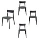 thumbnail image 1 of SET DE 4 SILLAS DE EXTERIOR BRIANZA COLOR NEGRO, 1 of 8