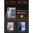 thumbnail image 2 of Funda Vihibii para Samsung Galaxy S25 Ultra con tarjetero, color negro, 2 of 7