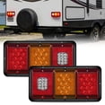 thumbnail image 1 of Luces traseras Nilight rectangulares rojo, ámbar y blanco – 2 unidades, 1 of 7