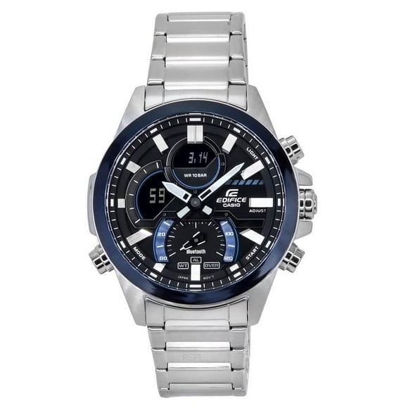 Casio Edifice Smartphone Link Analog Digital Grey Dial Quartz ECB-30DB-1A 100M Men's Watch