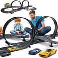 thumbnail image 1 of Set de pista de carreras de coches tragamonedas Rcovasc Electric para niños de 6 a 12 años, 1 of 6