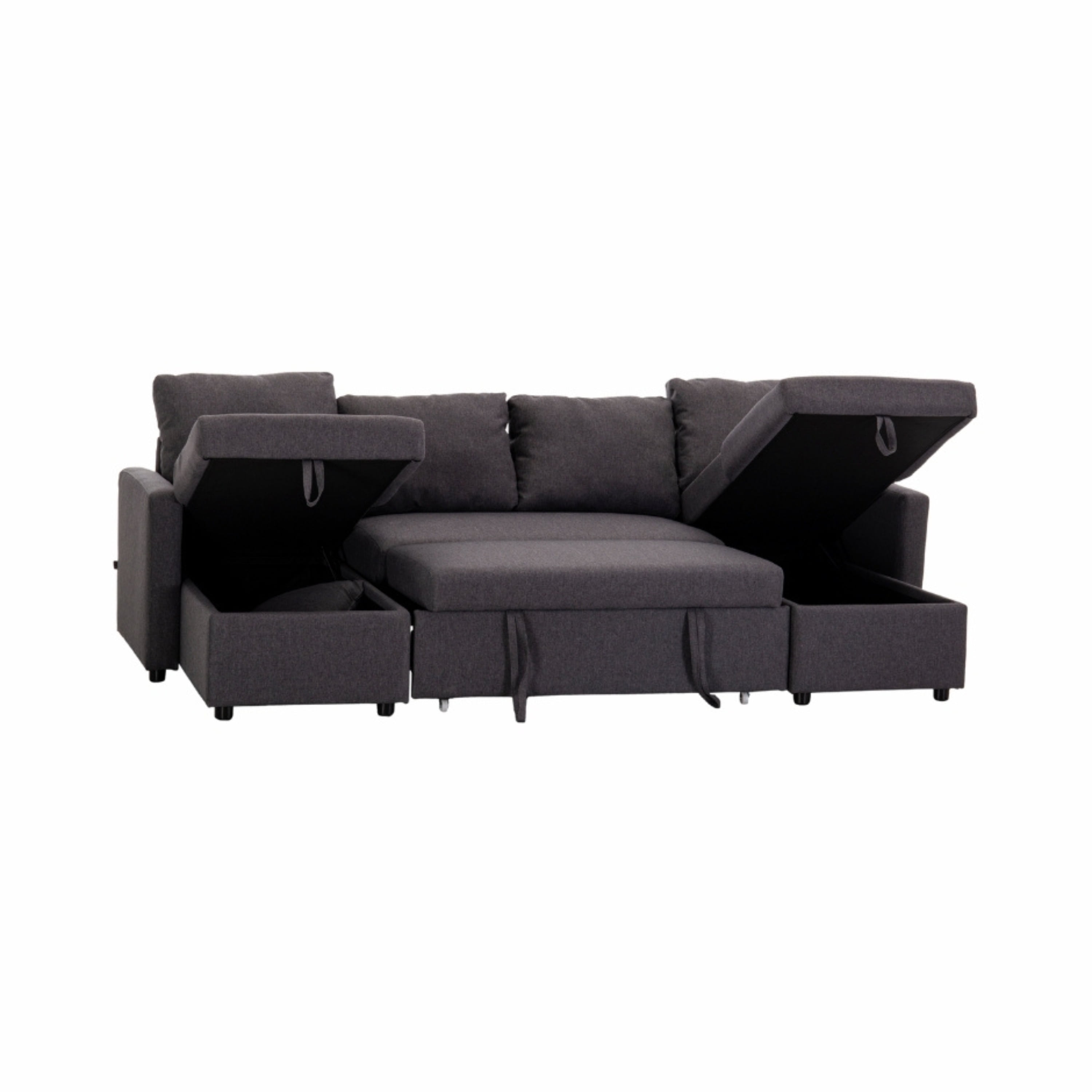 Sofá Cama Easy Living Duomo Gris Oscuro