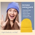thumbnail image 3 of Gorro de punto Sonducket Beanie Hat A prueba de viento Amarillo, 3 of 5
