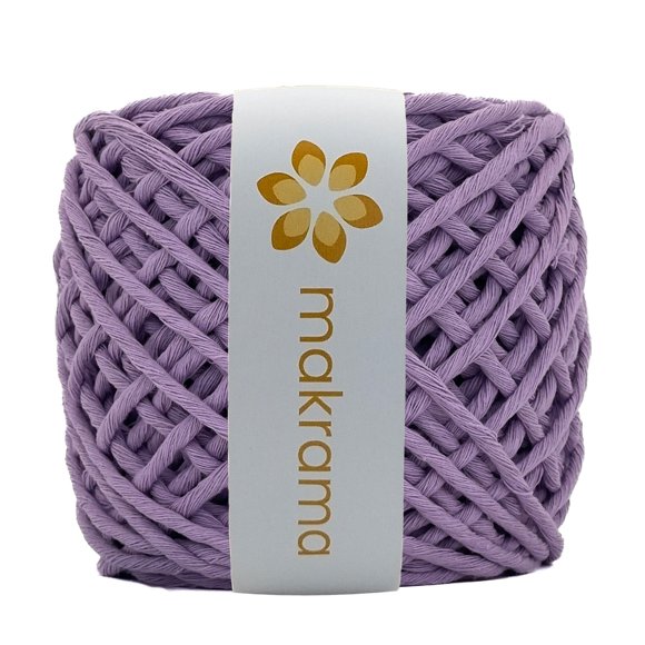 Hilaza Algodón 4mm Makrama 500gr Morado Orquídea