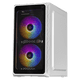 thumbnail image 2 of Gabinete XTREME PC GAMING Zero Mini Torre 3 Fan ARGB 600W Blanco CXTGI730WT, 2 of 6