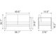 thumbnail image 4 of Sofa de Exterior Kessa Muebles Cosmopolitan Plateado, 4 of 8
