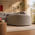 thumbnail image 3 of Sala Modular Katy, Atlas del Descanso, Color Gris con Tapizado en Lino Moderno, 3 of 9