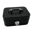 thumbnail image 4 of Caja con cerradura Colección de cajas Organizador moderno Porta contenedores con cerradura y tapa Negro, 4 of 9