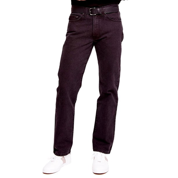 Jeans Edward´s Classic Mezclilla Negro Deslavado 2624 Hombre Talla 34 Edward´s Jeans Recto/bota