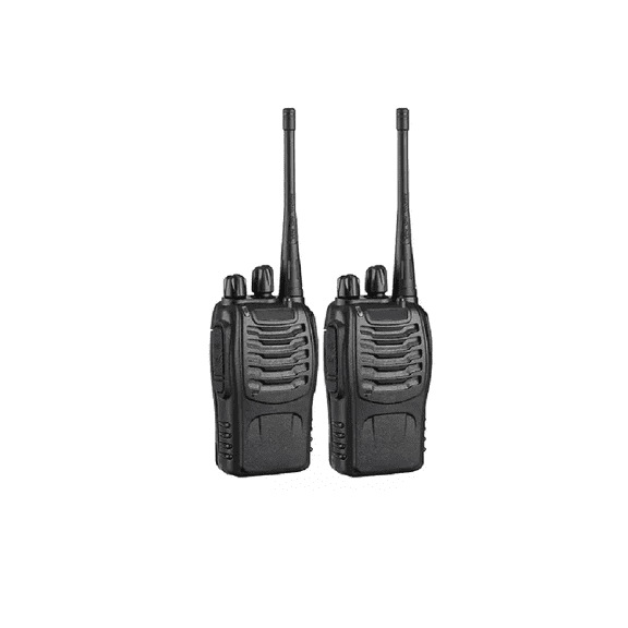 Walkie Talkie Comunicador BELUG Bf-888s 2 Pack Portátiles Negro