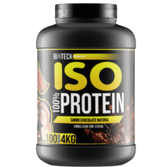 Proteina Hidrolizada ISO Protein BIOTECKPHARMA 0 Carbohidratos Sabor Chocolate 8.81 lbs 4kg