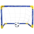 thumbnail image 1 of Mini portería de fútbol para exteriores, puerta de fútbol portátil para deportes, pequeña puerta de fútbol, ​​portería de fútbol plegable, 1 of 8